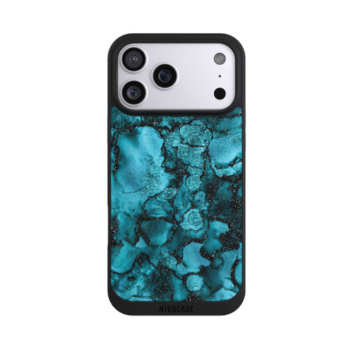 Apple iPhone 17 Pro Max NIVOpure  Blauer Glitzerlook