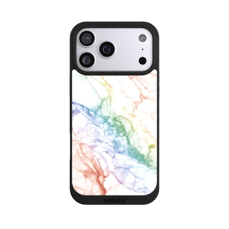 iPhone 17 Pro Max NIVOpure Marbre Arc-En-Ciel
