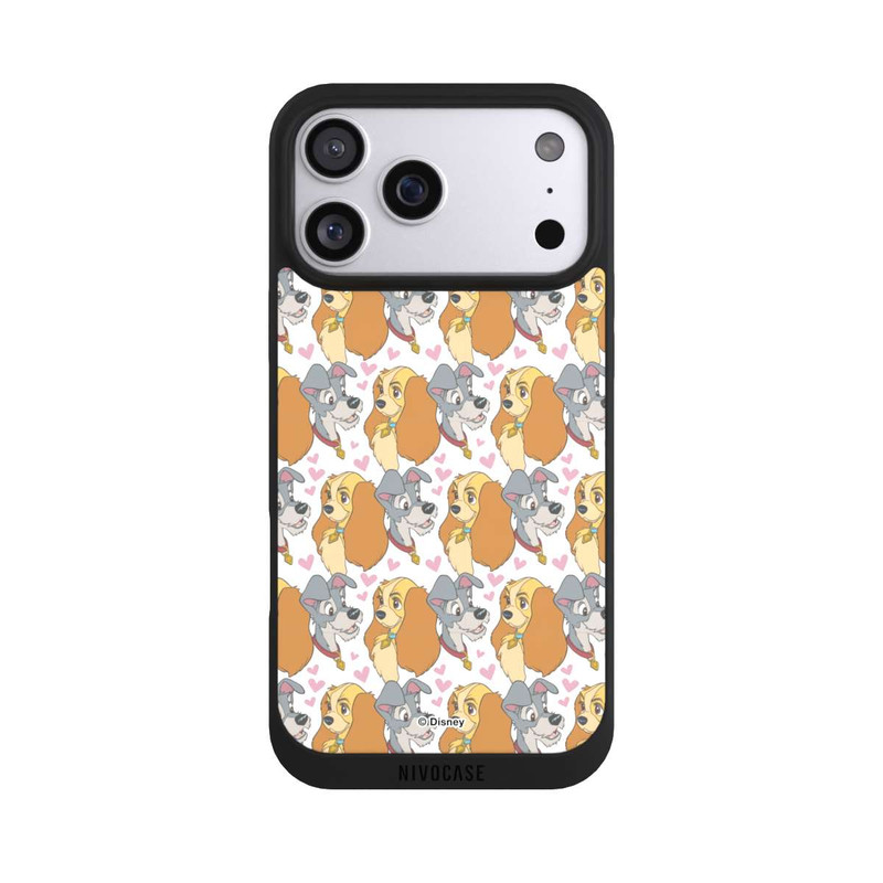 iPhone 17 Pro Max NIVOpure Lady and the Tramp Pattern Hearts