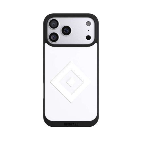 Apple iPhone 17 Pro Max NIVOpure Rauten Logo auf HSV Grau