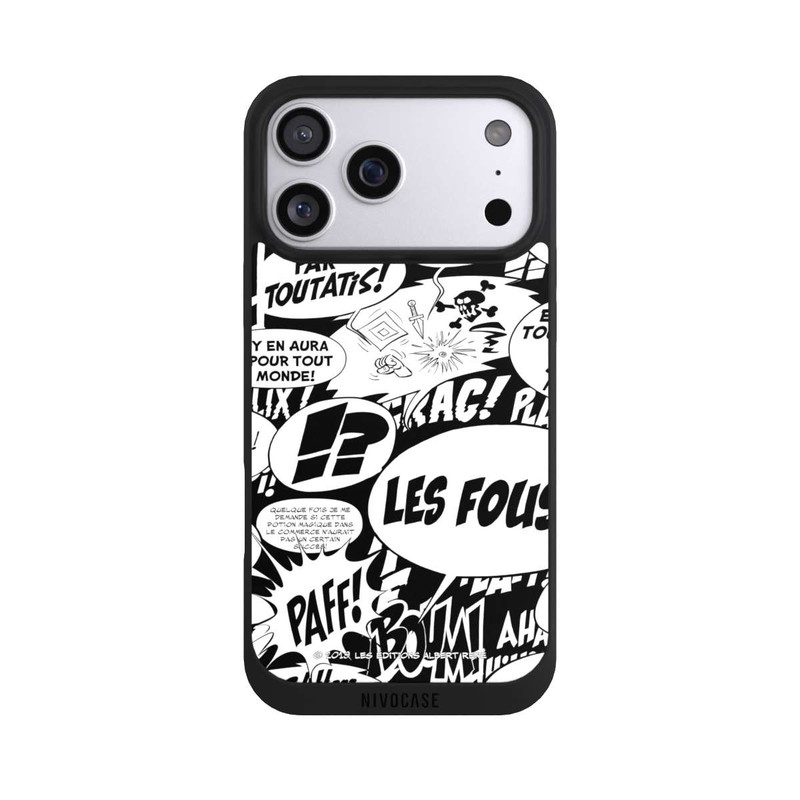 iPhone 17 Pro Max NIVOpure Bulles BD Astérix Noir