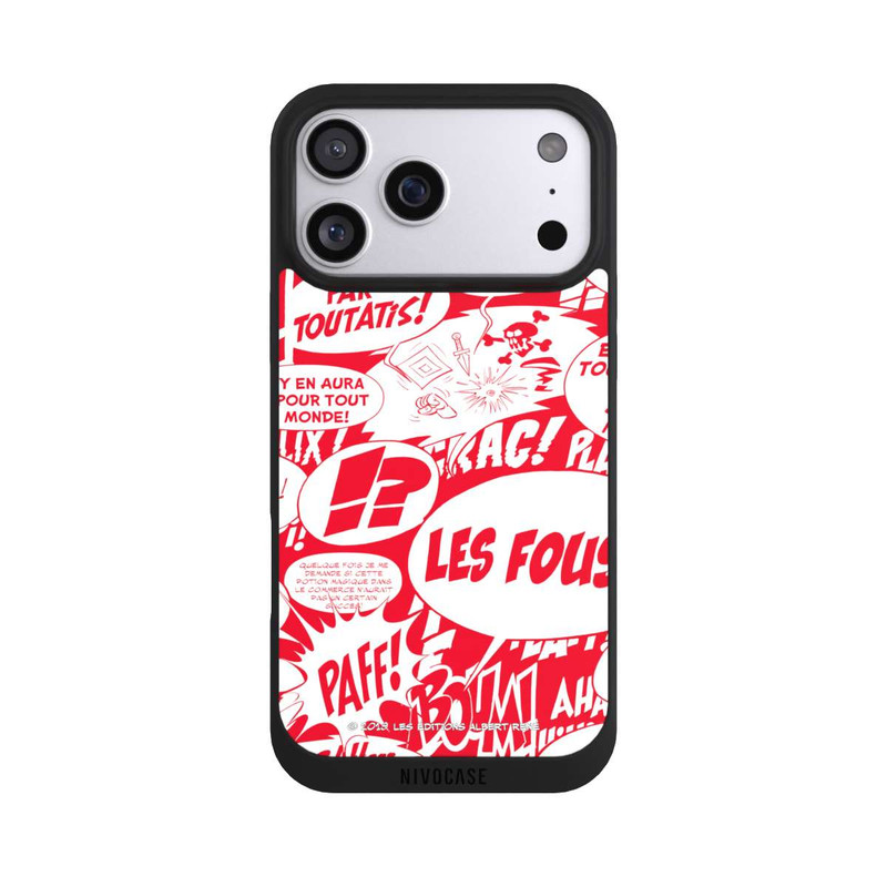 iPhone 17 Pro Max NIVOpure Bulles BD Astérix Rouge