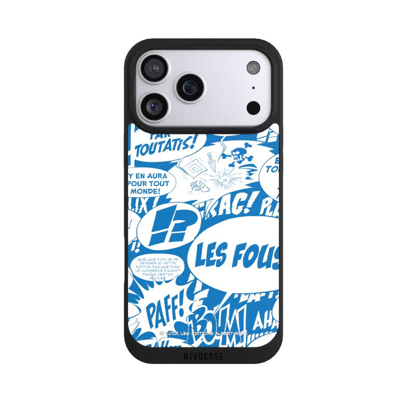 iPhone 17 Pro Max NIVOpure Bulles BD Astérix Bleu