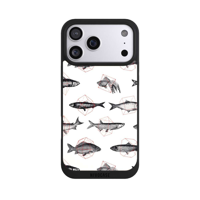 iPhone 17 Pro Max NIVOpure Fische in Geometrie
