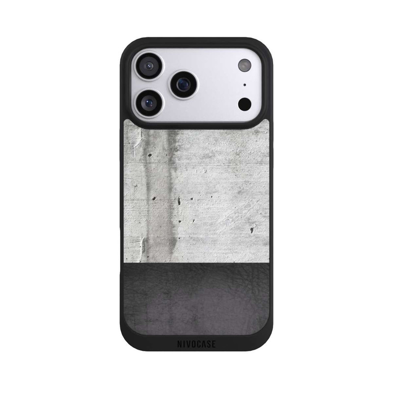 iPhone 17 Pro Max NIVOpure Leather and Concrete