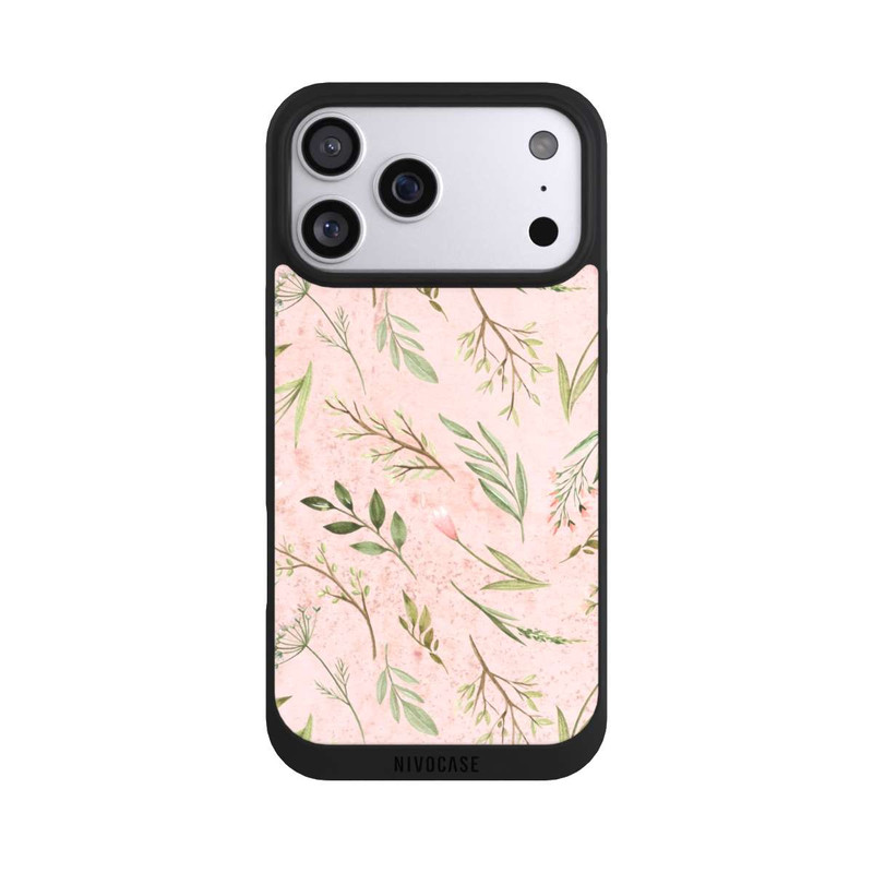 iPhone 17 Pro Max NIVOpure Floral Marble Pink