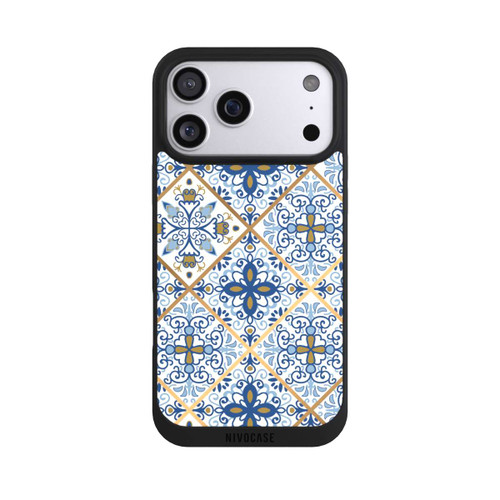 Apple iPhone 17 Pro Max NIVOpure Mosaik Blau-Gold Look