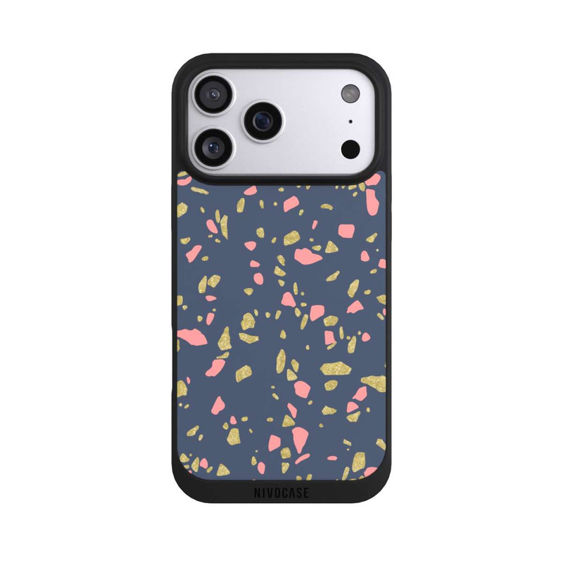 iPhone 17 Pro Max NIVOpure Terazzo Gold-Optik