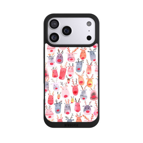 Apple iPhone 17 Pro Max NIVOpure  Niedliches Rentieraquarell