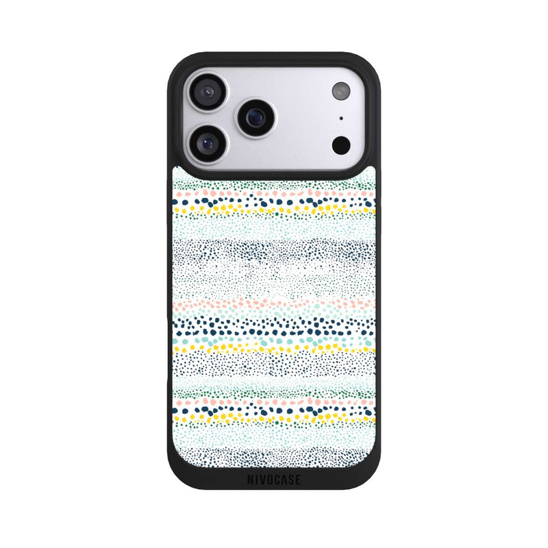 iPhone 17 Pro Max NIVOpure Kleine Punkte, strukturiertes Weiß