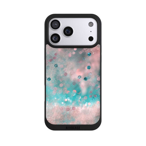 Apple iPhone 17 Pro Max NIVOpure Turquoise Glamour Glitter Look