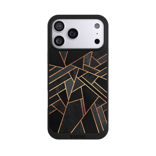 Apple iPhone 17 Pro Max NIVOpure Schwarze Nacht Gold Druck