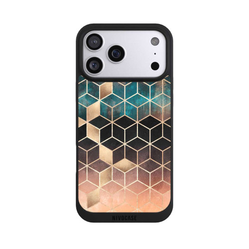 Apple iPhone 17 Pro Max NIVOpure Ombre Traum Würfel Gold Druck