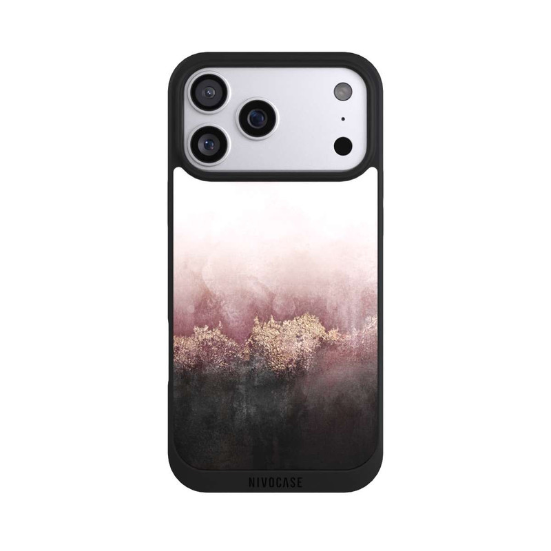 iPhone 17 Pro Max NIVOpure Rosa Himmelsstaub Golddruck