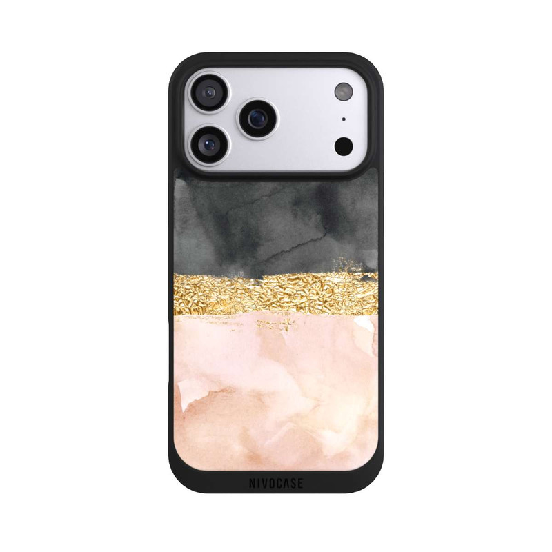 iPhone 17 Pro Max NIVOpure Look ligne dorée