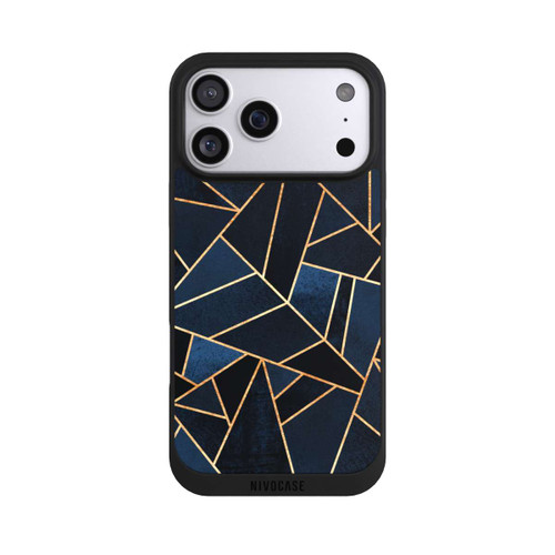 Apple iPhone 17 Pro Max NIVOpure Navy Stein Golddruck