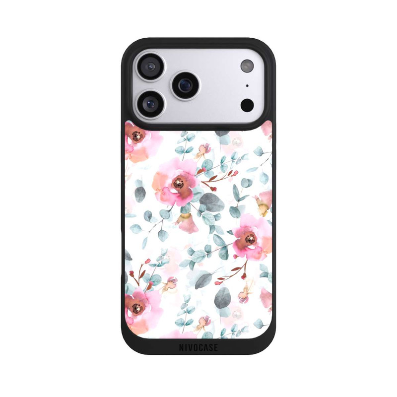 iPhone 17 Pro Max NIVOpure Papier Peint Fleur Aquarelle