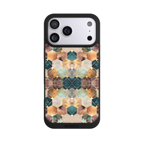 Apple iPhone 17 Pro Max NIVOpure Naturfarbene Sechsecke und Diamanten