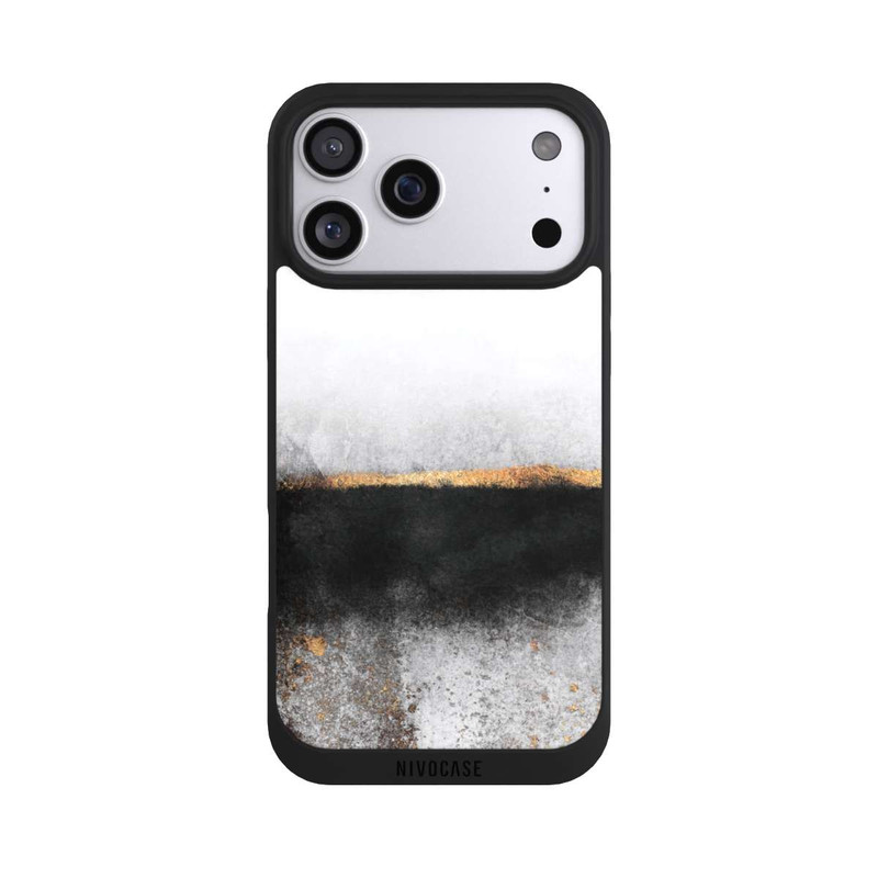 iPhone 17 Pro Max NIVOpure Ruß und Golddruck