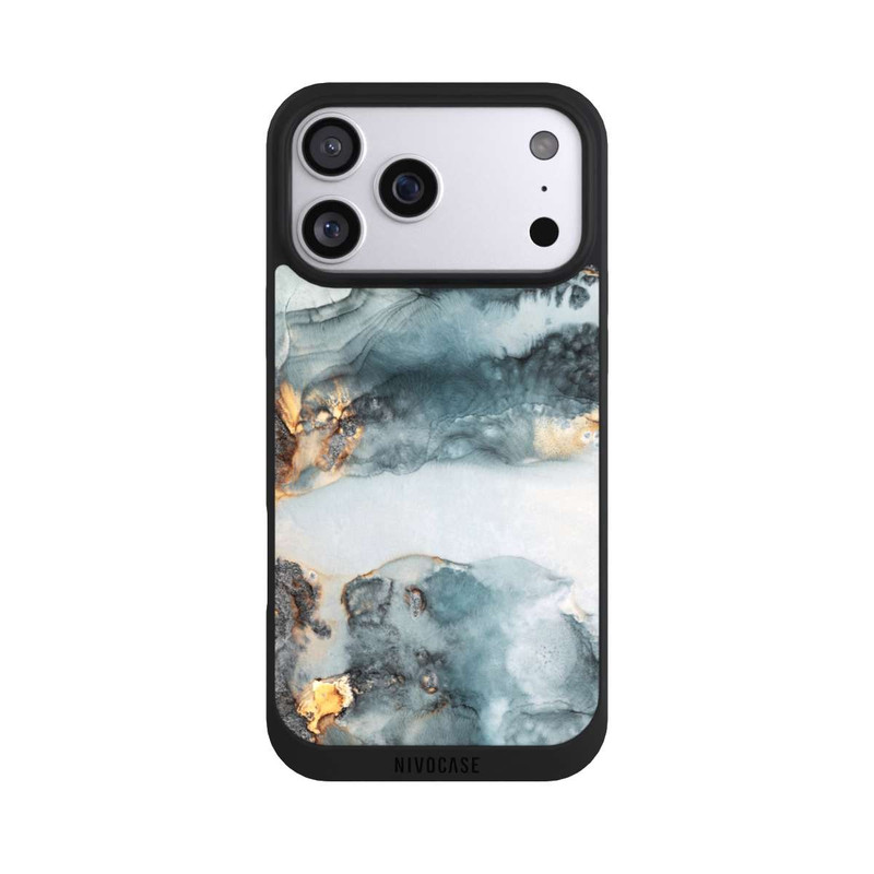iPhone 17 Pro Max NIVOpure Flutwellen Golddruck