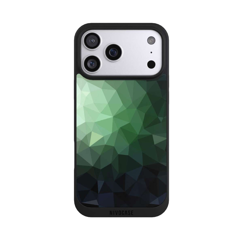 iPhone 17 Pro Max NIVOpure Polygonal Mosaic Green