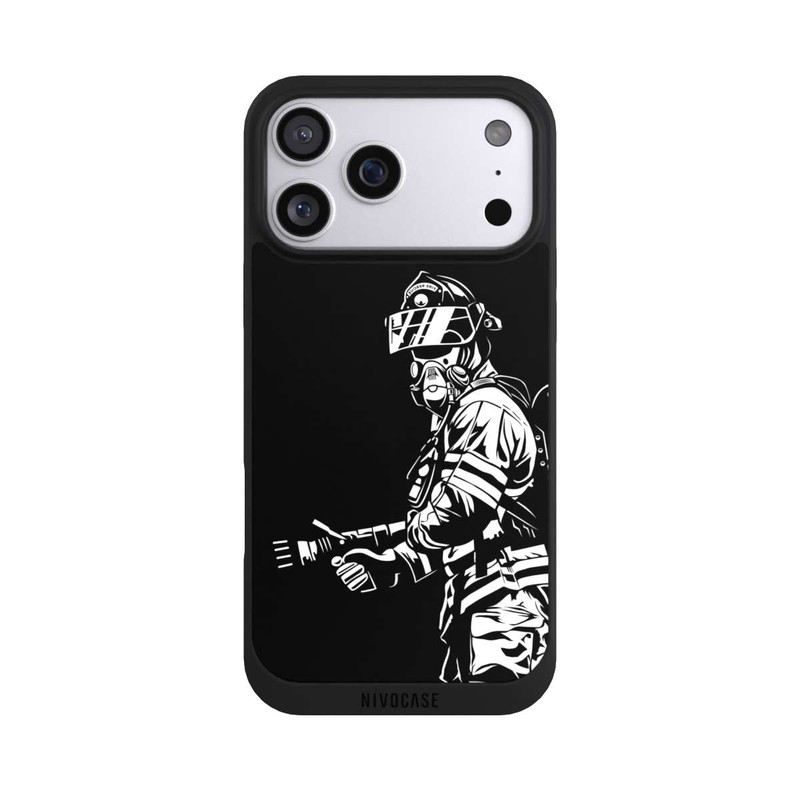 iPhone 17 Pro Max NIVOpure Tapferer Feuerwehrmann