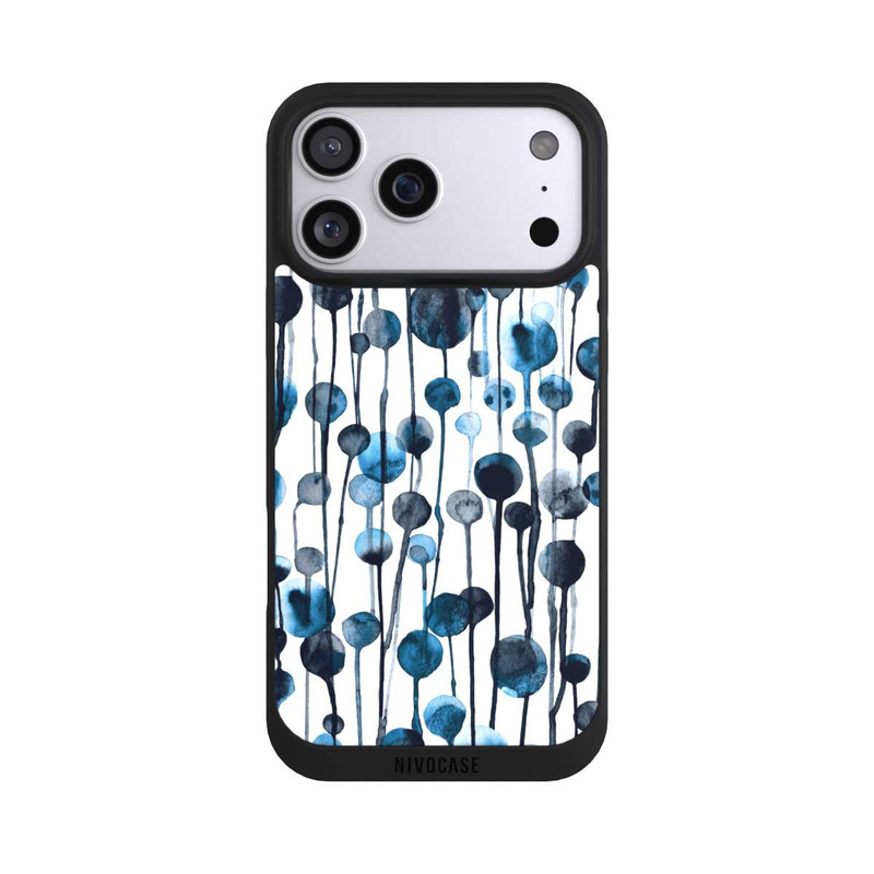 iPhone 17 Pro Max NIVOpure Tropfende Punkte blau