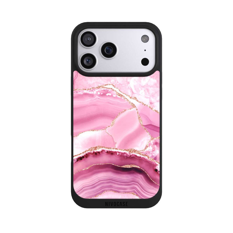 iPhone 17 Pro Max NIVOpure Marbre Sirène Rose
