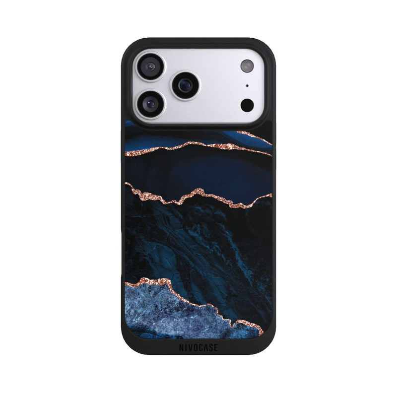 iPhone 17 Pro Max NIVOpure Marbre Bleu Nuit