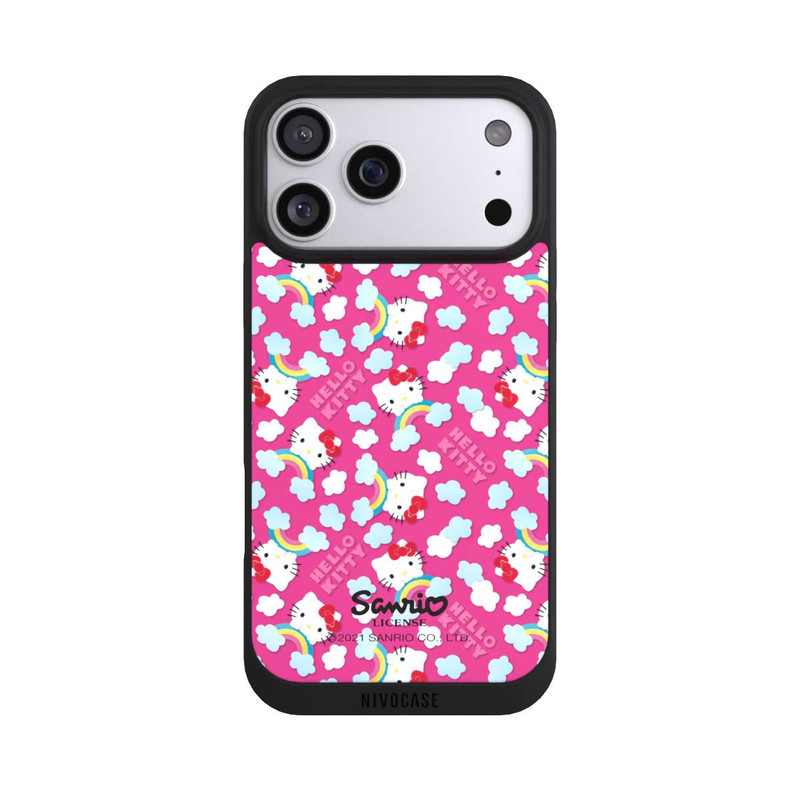 iPhone 17 Pro Max NIVOpure Hello Kitty Regenbogenmuster