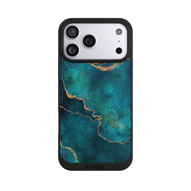 iPhone 17 Pro Max NIVOpure Edelstein glänzend aquamarin