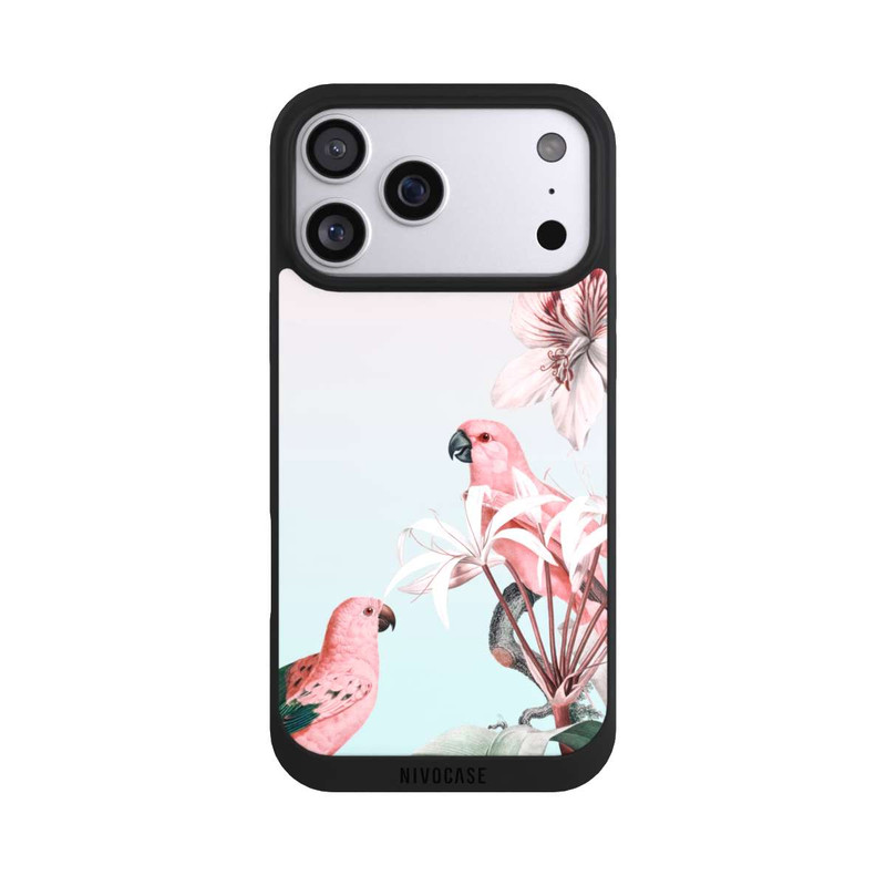 iPhone 17 Pro Max NIVOpure Pastel Parrots Paradise