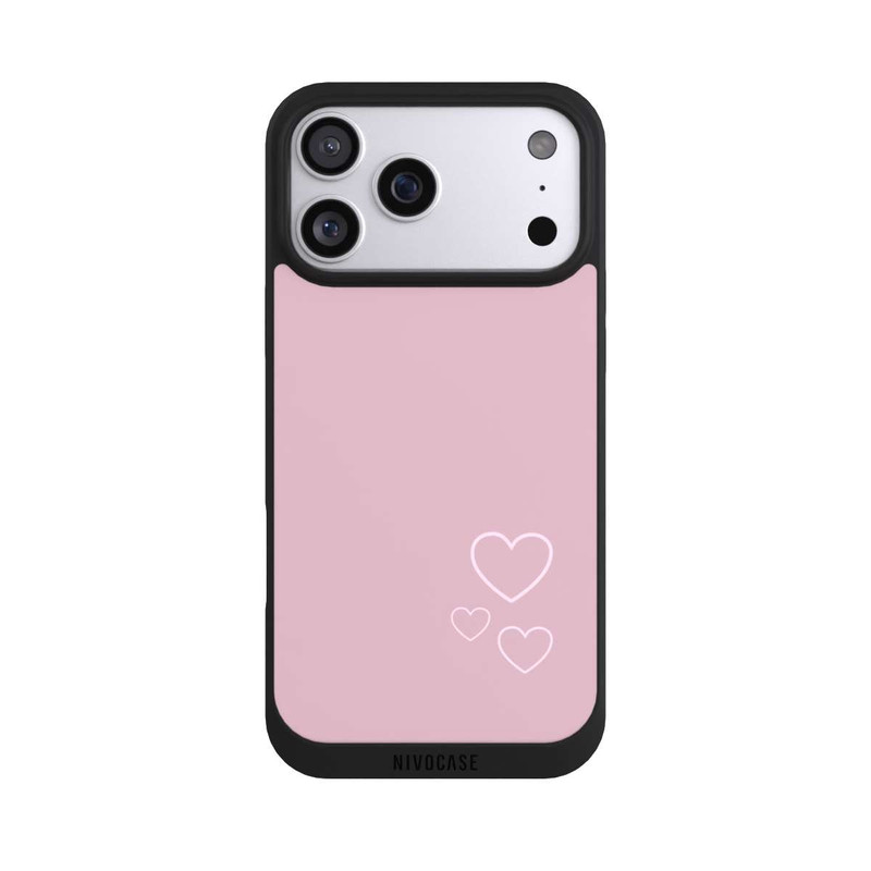 iPhone 17 Pro Max NIVOpure Pink little hearts