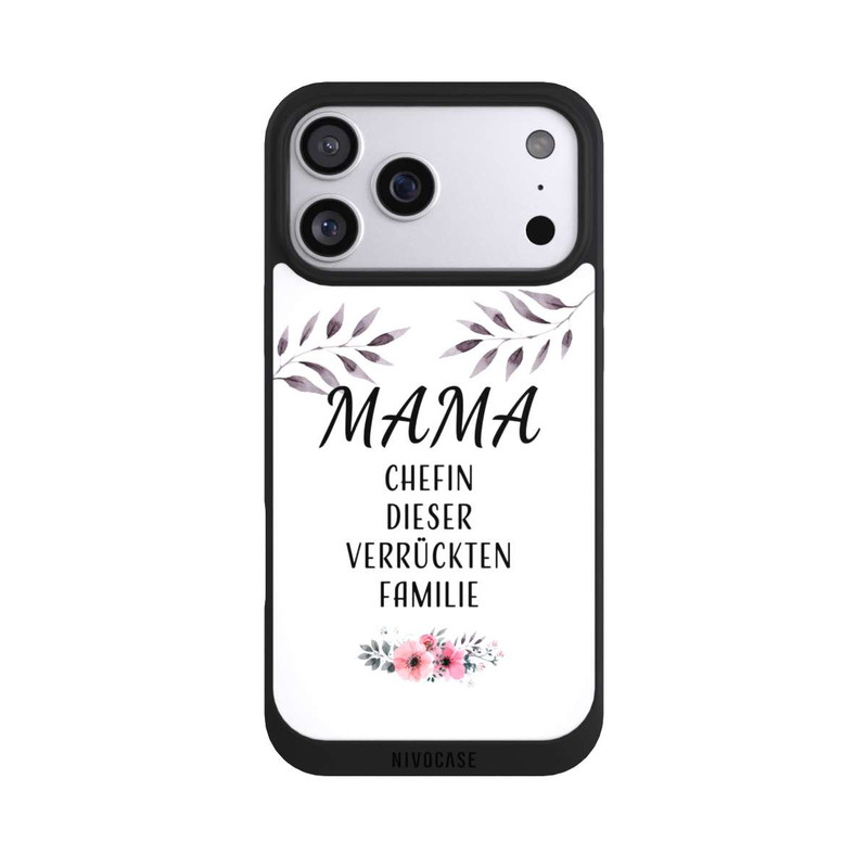 iPhone 17 Pro Max NIVOpure Mama Chefin dieser Verrückten Familie Weiß