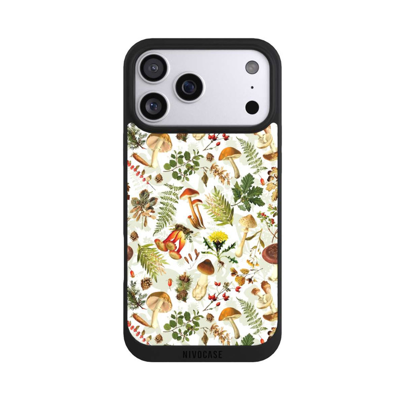 iPhone 17 Pro Max NIVOpure Pilzmuster Weiß