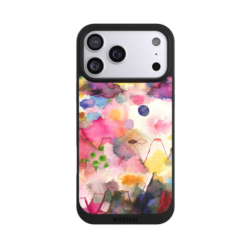 iPhone 17 Pro Max NIVOpure Aquarell bunte Berge