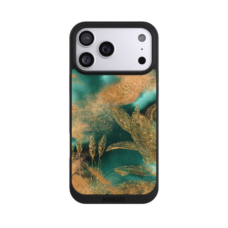 iPhone 17 Pro Max NIVOpure Gold und Grün Natur