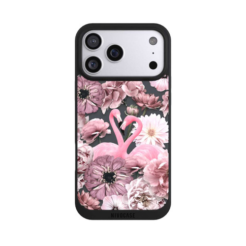 Apple iPhone 17 Pro Max NIVOpure Flamingos in Blumen Muster