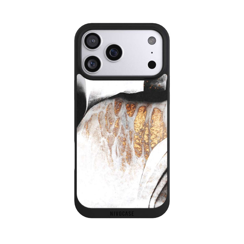 iPhone 17 Pro Max NIVOpure Black and Gold Veins