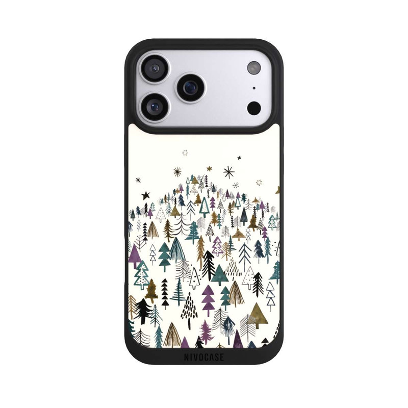 iPhone 17 Pro Max NIVOpure Bergbäume Wald Lila