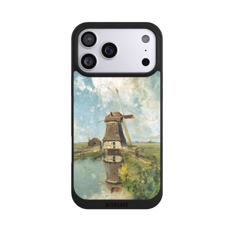 iPhone 17 Pro Max NIVOpure A Windmill on a Polder Waterway
