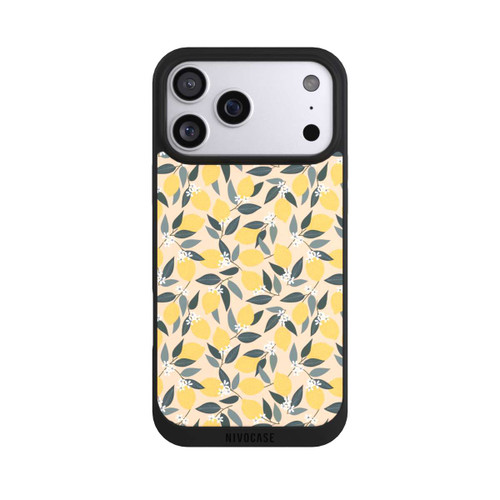 Apple iPhone 17 Pro Max NIVOpure Rosa Zitronen-Muster