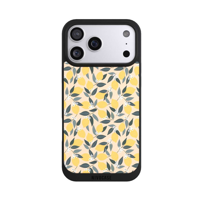 iPhone 17 Pro Max NIVOpure Motif rose citron