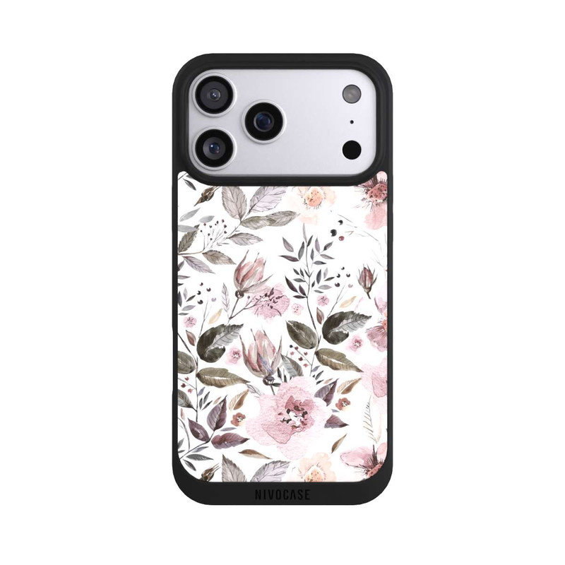iPhone 17 Pro Max NIVOpure Aquarelle Brown Rose Flowers