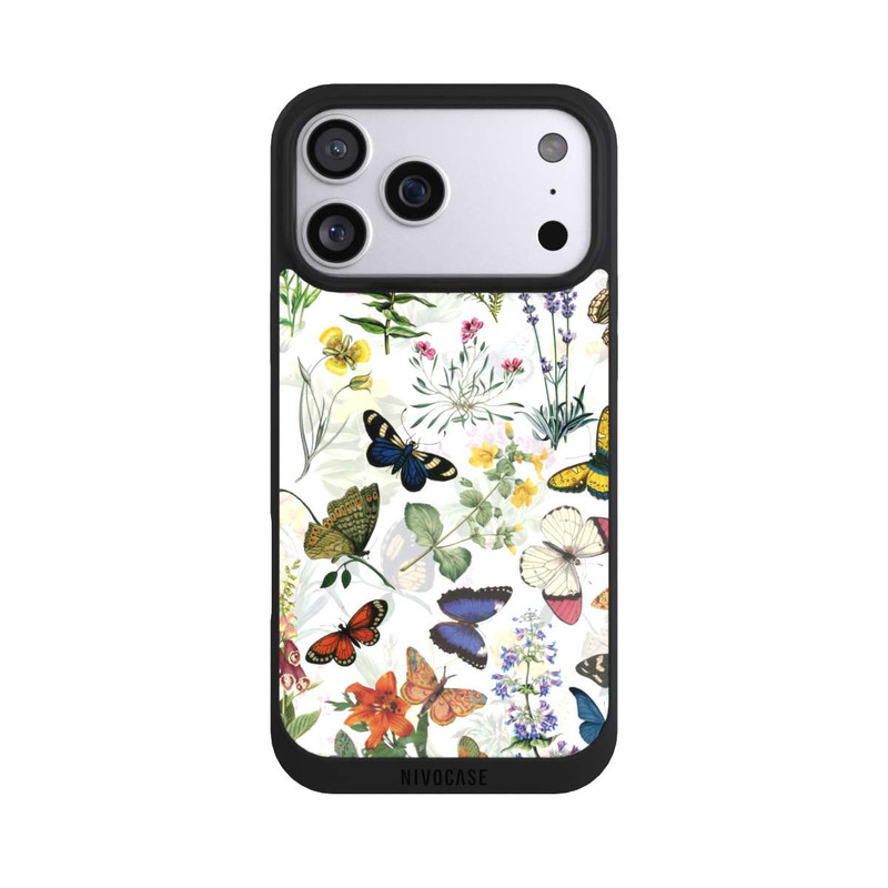 iPhone 17 Pro Max NIVOpure Feldblumen und Schmetterlinge