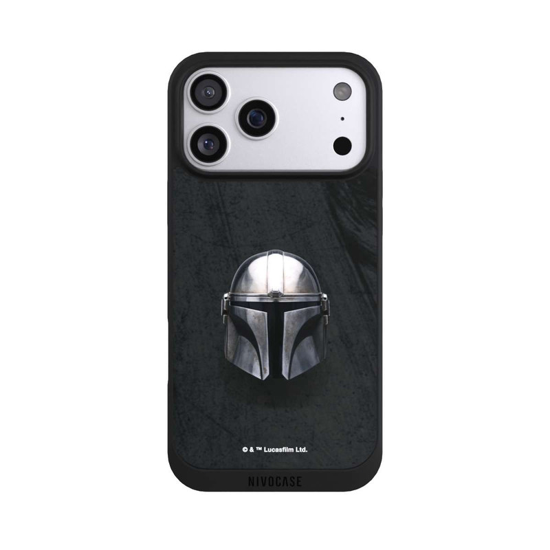 iPhone 17 Pro Max NIVOpure Casque Mandalorien Noir
