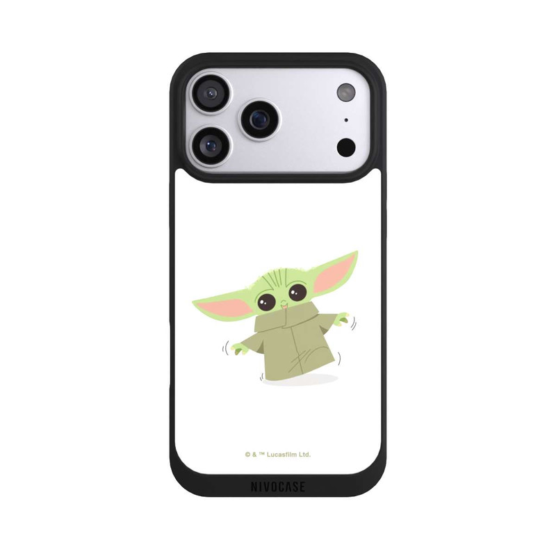 iPhone 17 Pro Max NIVOpure Baby Yoda läuft