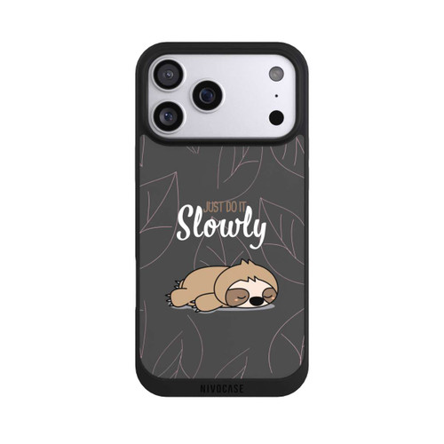 Apple iPhone 17 Pro Max NIVOpure Just Do It Slowly Sloth Grey
