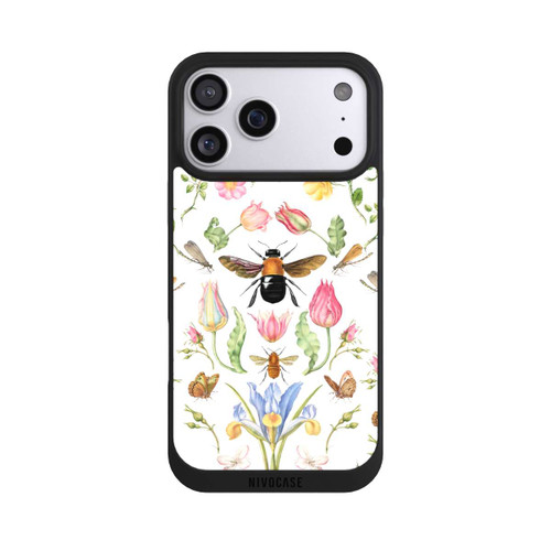 Apple iPhone 17 Pro Max NIVOpure Wildblumen mit Biene weiß