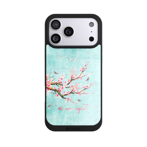 Apple iPhone 17 Pro Max NIVOpure Kirschblütenbaummuster Blau